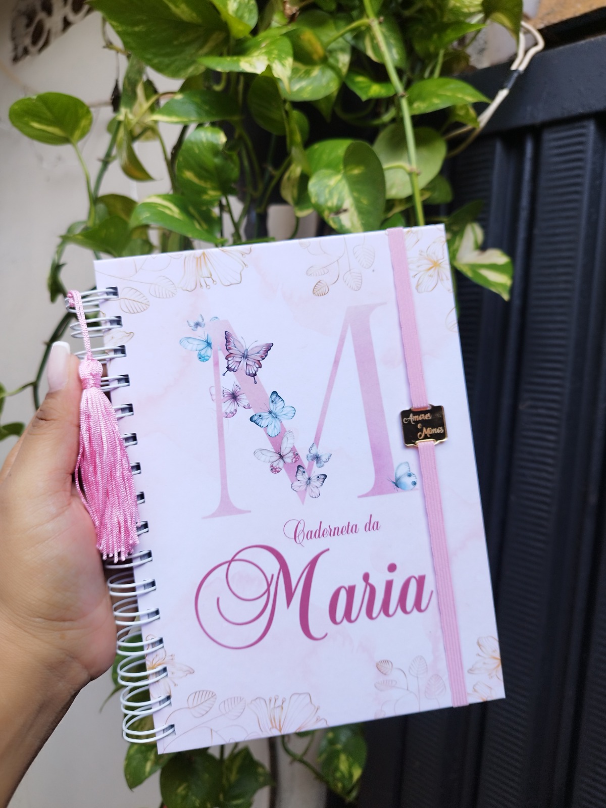 CADERNETA MENINA - FLORAL BORBOLETAS - Image 3